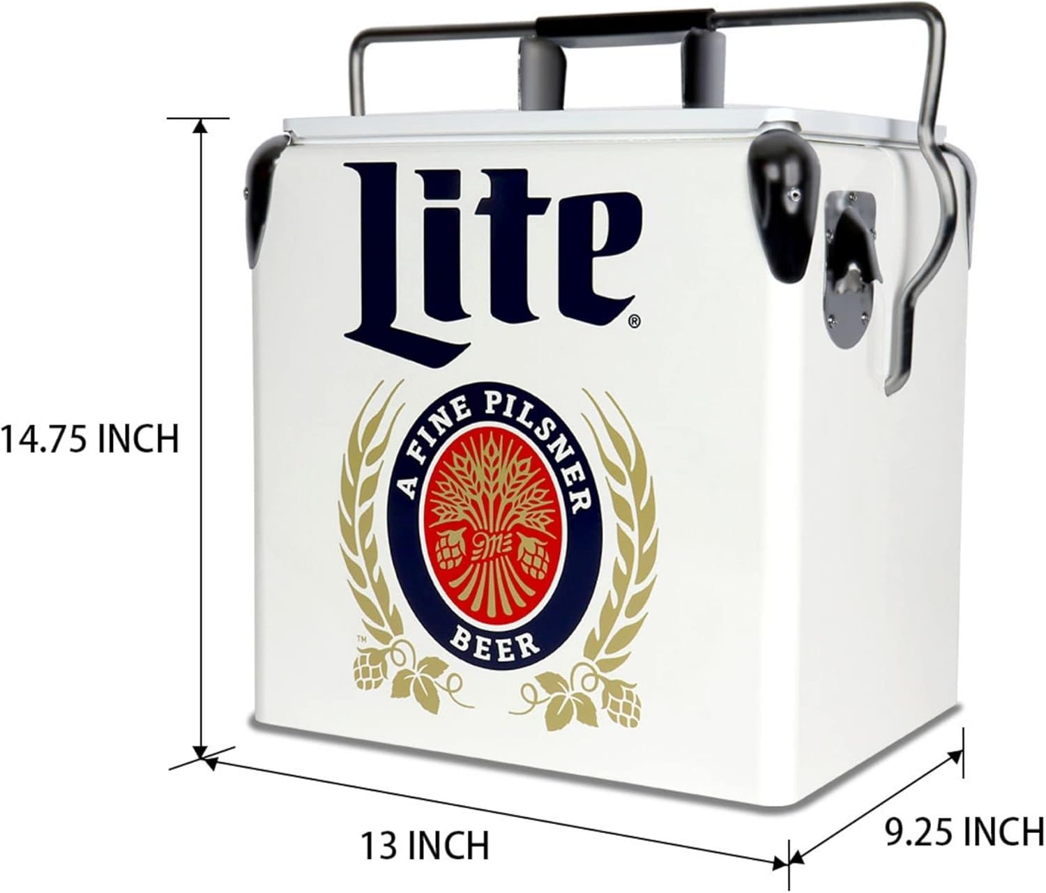 Miller Lite Retro Ice Chest Cooler - Image 2